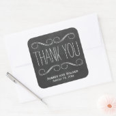 Weddenschap Favor Hartelijk dank Stickers Chalkboa (Envelop)