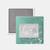 Weddenschap Favor Photo Magnet Sjabloon (Voorkant / Achterkant)