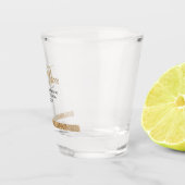 Weddenschap Favor Shot Glass Glas (Rechts)