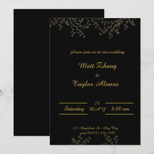 Weddenschap Feestdagenkaart (Voorkant / Achterkant)