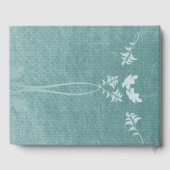 Weddenschap, feestelijk decor, mooi design gastenboek (Achterkant)