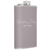 Weddenschap Flask Gift - Beige Heupfles (Rechts)
