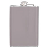 Weddenschap Flask Gift - Beige Heupfles (Achterkant)