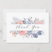 Weddenschap Floral Botanical Bedankkaart (Voorkant)