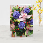 Weddenschap Floral Bouquet Note-kaarten Kaart (Gele Bloem)