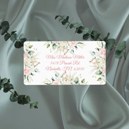 Weddenschap Floral Elegant Roze Chic Date Script N Etiket