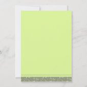Weddenschap - Floral Fantasy - Apple Green Kaart (Achterkant)