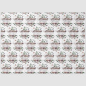 Weddenschap Floral Tissuepapier (Voorkant)