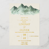 Weddenschap Folie Uitnodiging (Voorkant)