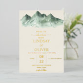 Weddenschap Folie Uitnodiging (Staand Voorkant)