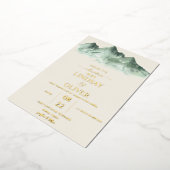 Weddenschap Folie Uitnodiging (Gedraaid)