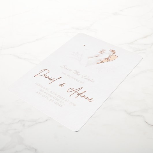 Weddenschap Folie Uitnodiging (Gedraaid)