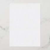 Weddenschap Folie uitnodigingen (Achterkant)