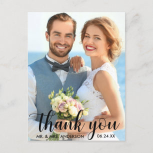 Weddenschap Foto B van Bride Groom Briefkaart