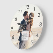 Weddenschap Foto Best Day Ever Pas getrouwd Jubile Grote Klok (Hoek)