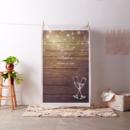 Weddenschap Foto Booth Backdrop Champagne Glass Wo Stof