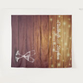 Weddenschap Foto Booth Backdrop Champagne Glass Wo Wandkleed (Voorkant (horizontaal))