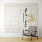 Weddenschap Foto Booth Backdrop Gold Pineapple Cou Wandkleed (In Situ (horizontaal))