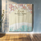 Weddenschap Foto Booth Backdrop Summer Beach Starf Wandkleed