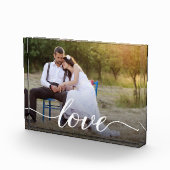 Weddenschap Foto Elegant Love script (Rechts)