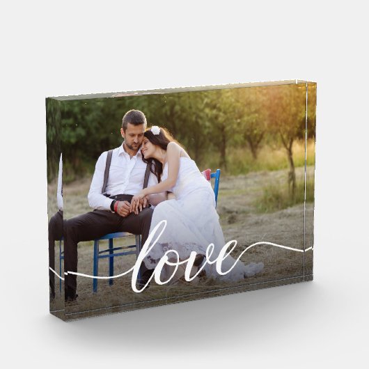 Weddenschap Foto Elegant Love script (Links)
