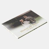 Weddenschap Foto Gold Elegant Wedding Gastenboek (Hoek)