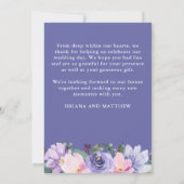 Weddenschap Foto Hartelijk dank! Kaart (Achterkant)