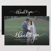 Weddenschap Foto met briefje Harde Hartelijk dank Briefpapier (Voorkant / Achterkant)