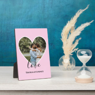 Weddenschap Foto roze Lijst Moderne kalligrafie Fotoplaat