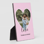 Weddenschap Foto roze Lijst Moderne kalligrafie Fotoplaat (Zijkant)