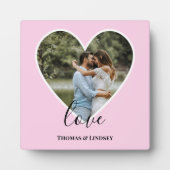 Weddenschap Foto roze Lijst Moderne kalligrafie Fotoplaat (Voorkant)