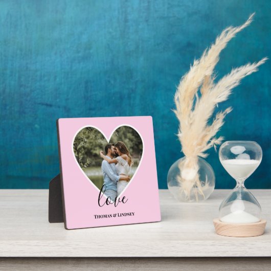 Weddenschap Foto roze Lijst Moderne kalligrafie Fotoplaat (Insitu)