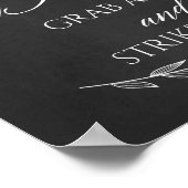 Weddenschap - Foto van Booth Wedding Chalkboard Poster (Hoek)