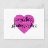 Weddenschap fotograaf briefkaart (Voorkant)