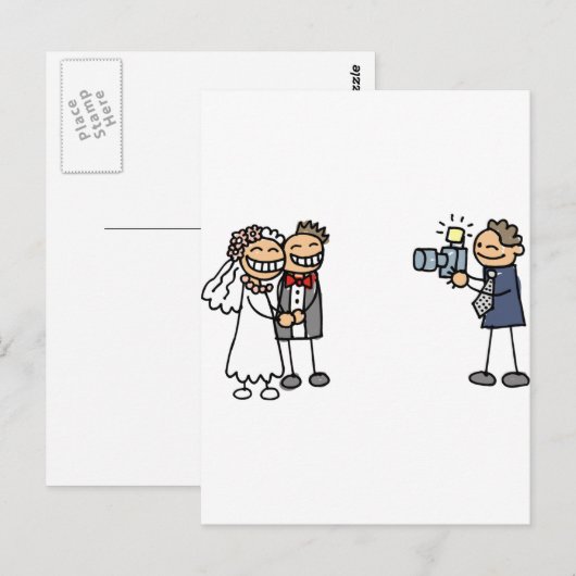 Weddenschap Fotograaf Fotografie Weddenschappen Af Briefkaart (Voorkant / Achterkant)