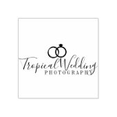 Weddenschap Fotografie Ring logo Artist Studio Rubberstempel (Afrduk)