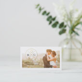 Weddenschap Fotografie Visitekaartje Black Gold (Staand voorkant)