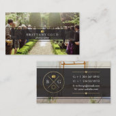 Weddenschap Fotografie Visitekaartje Black Gold (Voorkant / Achterkant)