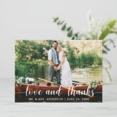 Weddenschap Foto's en Bedankt Kraft Kaart (Staand voorkant)