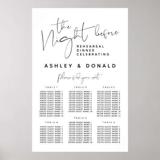 Weddenschap-gasten — Zitkaarten Poster (Voorkant)