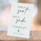 Weddenschap Geen toegewezen zetels, overal zitten Reclamebord Met Voetstuk