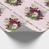 Weddenschap Gefeliciteerd Namen Roos Ephemera toev Cadeaupapier (Hoek)