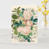 Weddenschap Gefeliciteerd Namen Roos Ephemera toev Kaart (Gele Bloem)