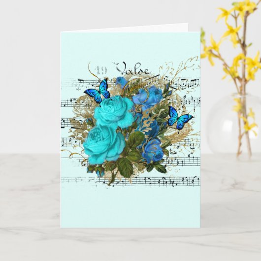 Weddenschap Gefeliciteerd Namen Roos Ephemera toev Kaart (Gele Bloem)