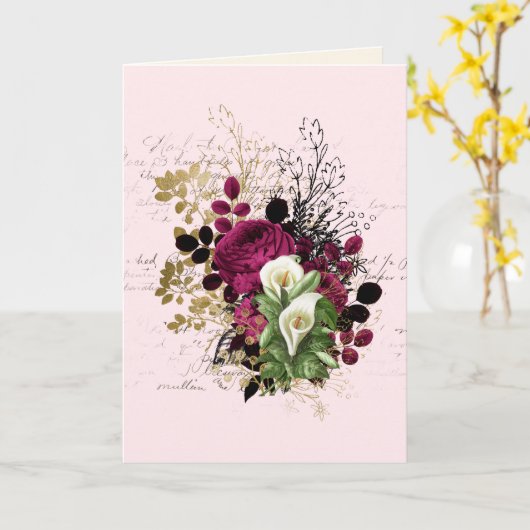 Weddenschap Gefeliciteerd Namen Roos Ephemera toev Kaart (Gele Bloem)