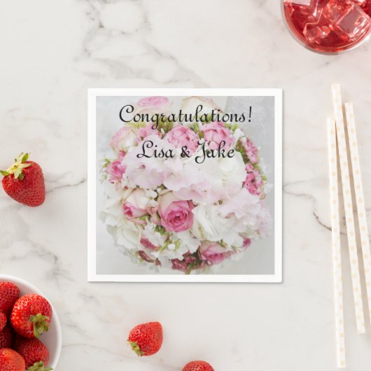 Weddenschap Gefeliciteerd Papier Napkins Servet (Insitu)