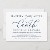 Weddenschap, gelukkig nooit na Lunch Invita Kaart (Voorkant)