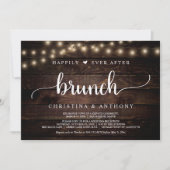 Weddenschap, gelukkig ooit na Brunch Kaart (Voorkant)