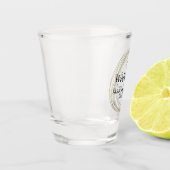 Weddenschap Geometrical Gold Ring Logo Couples Nam Shot Glas (Links)