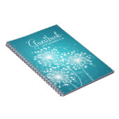 Weddenschap Gepestbook Summer Sparkle Turquoise Notitieboek (Rechterzijde)